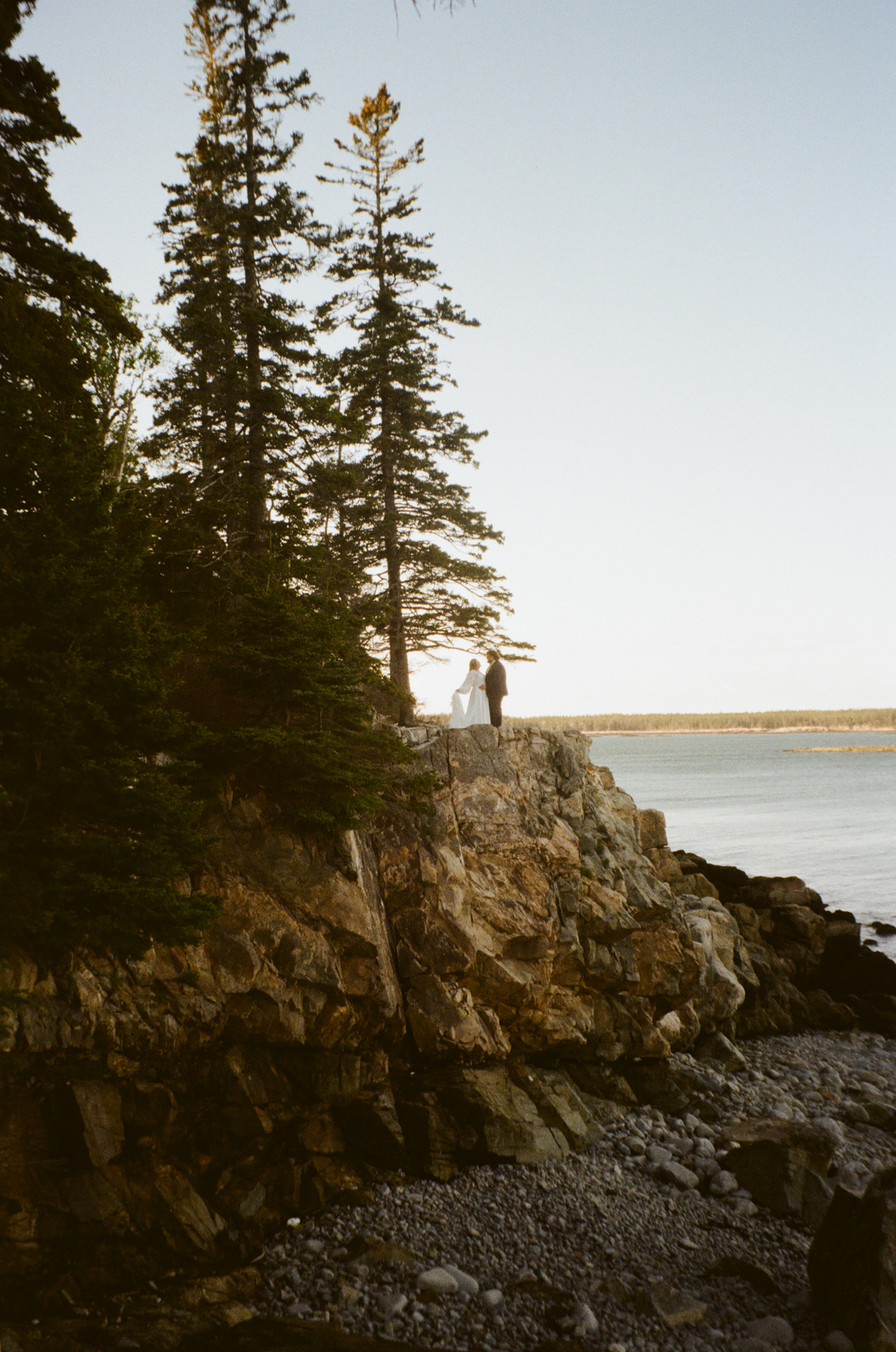 35mm acadia elopement photograph