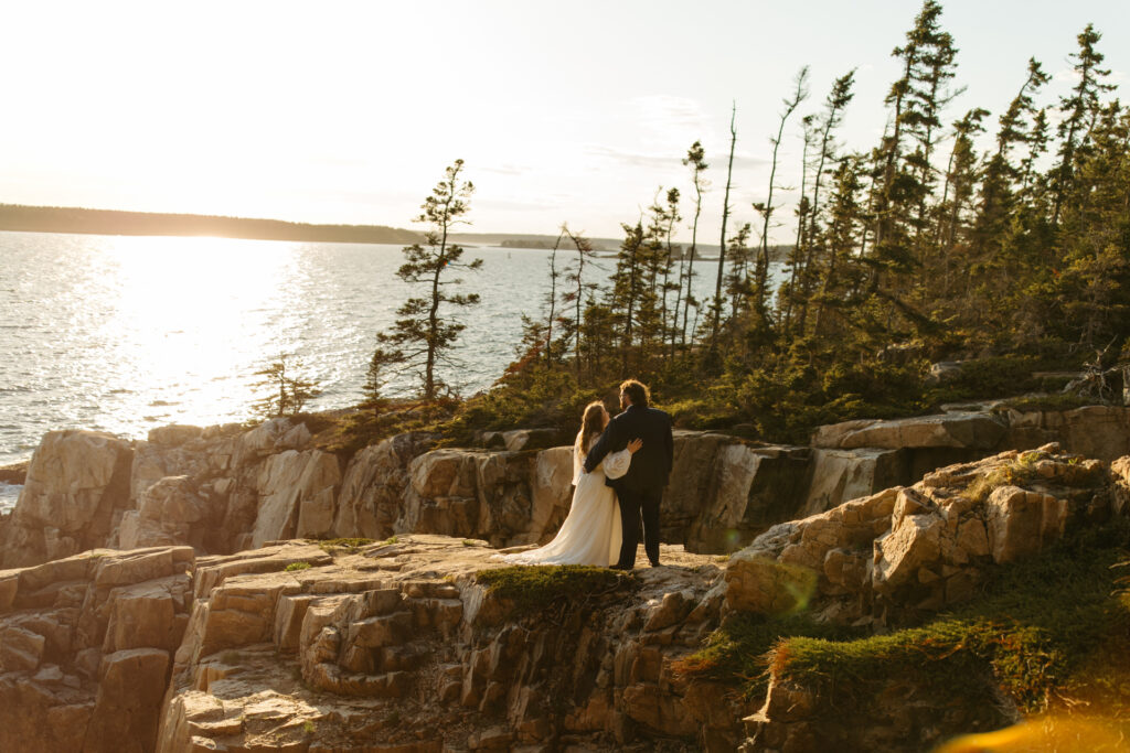 Acadia National Park, Ravens Nest elopement photographer 