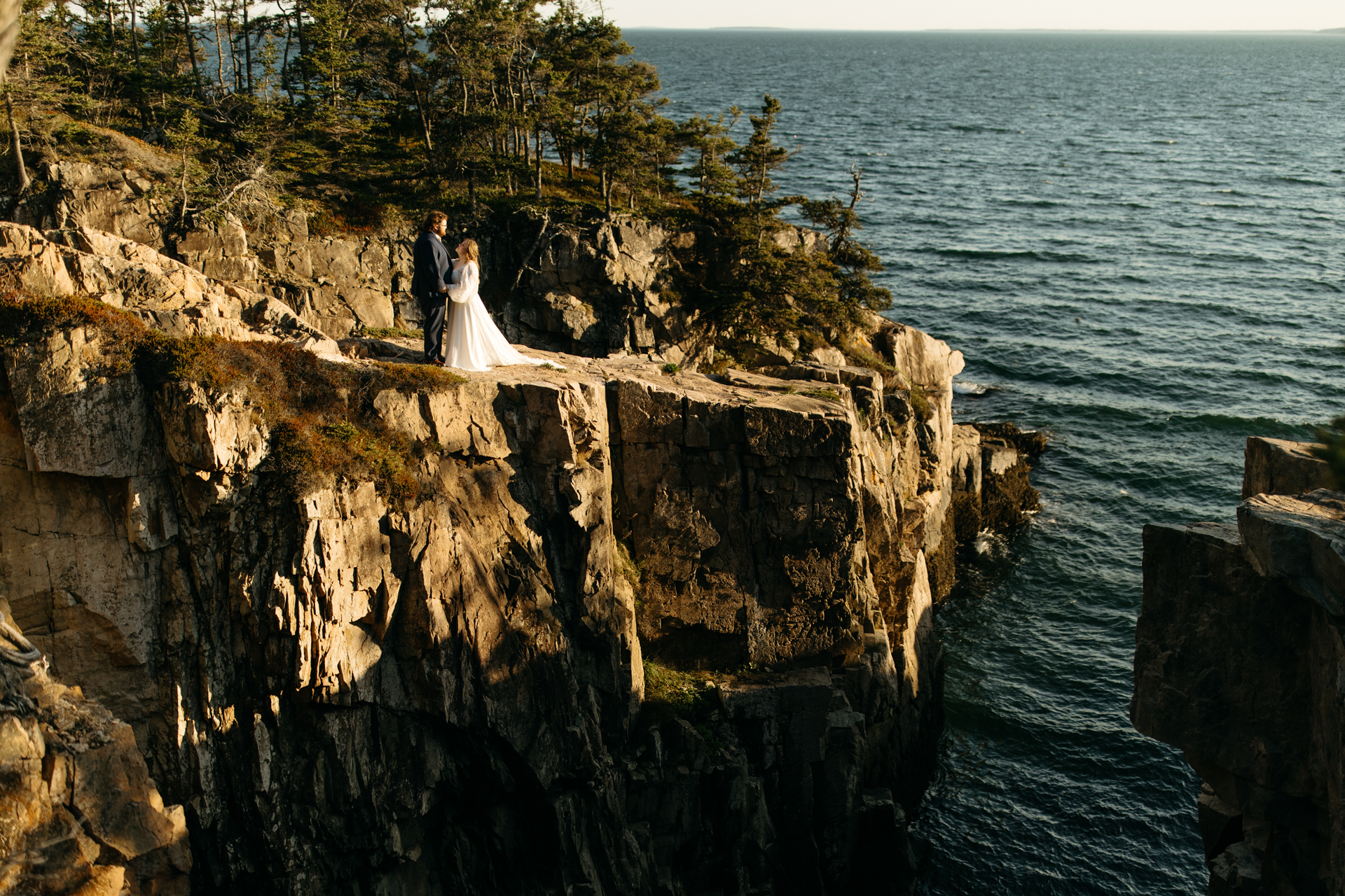 Acadia National Park, Ravens Nest elopement photographer 