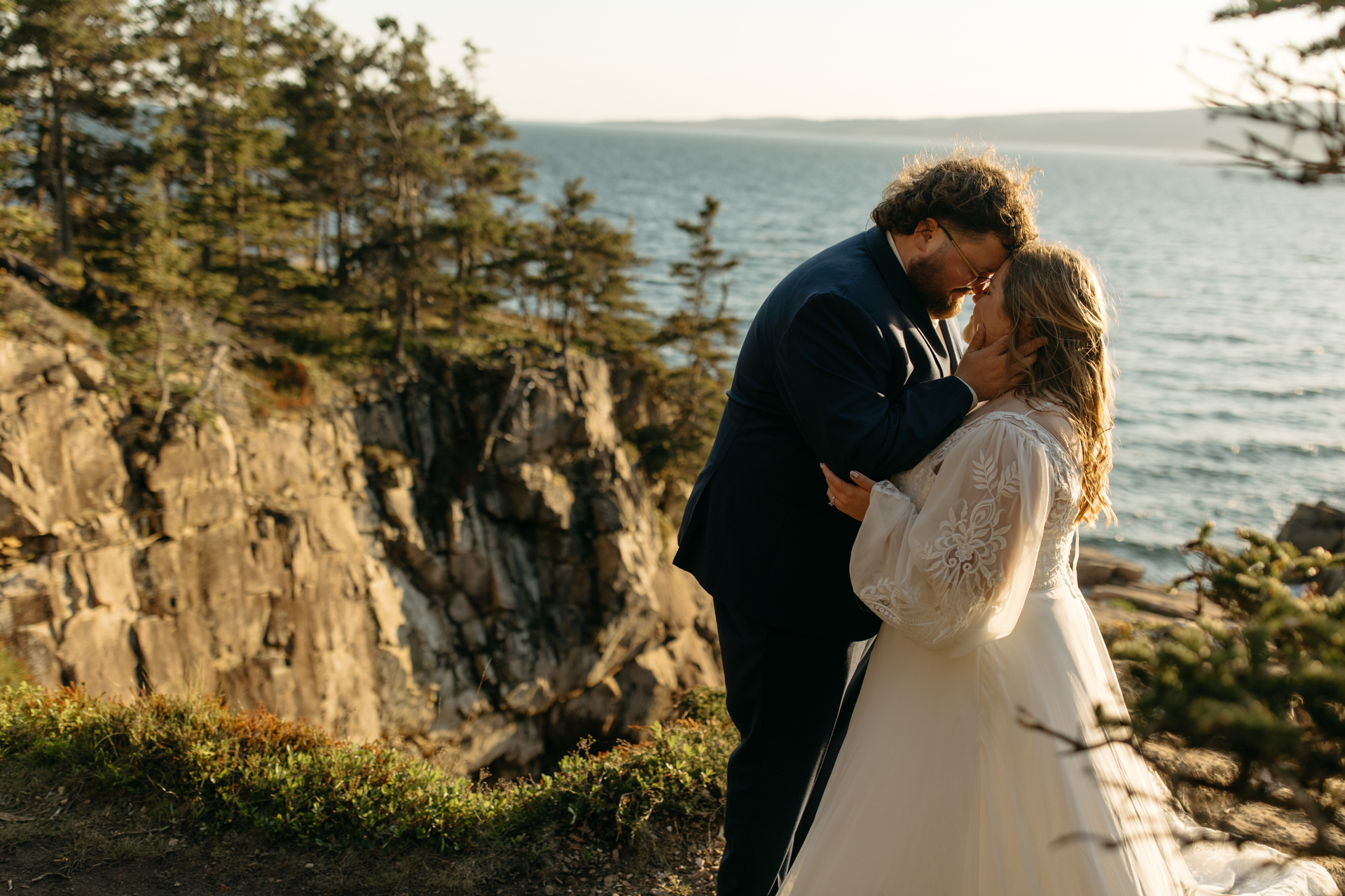 Acadia national park elopement photographer 