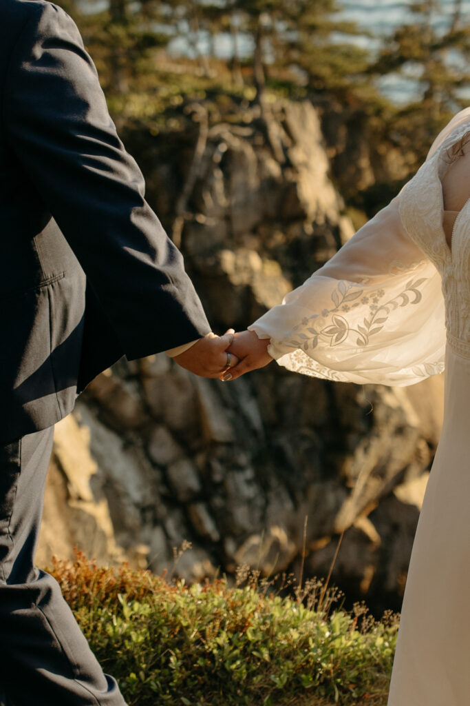 Acadia national park elopement photographer 