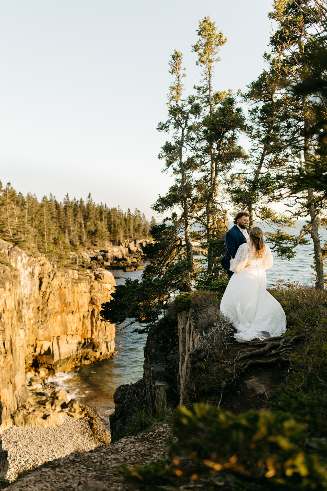 Acadia national park elopement photographer 