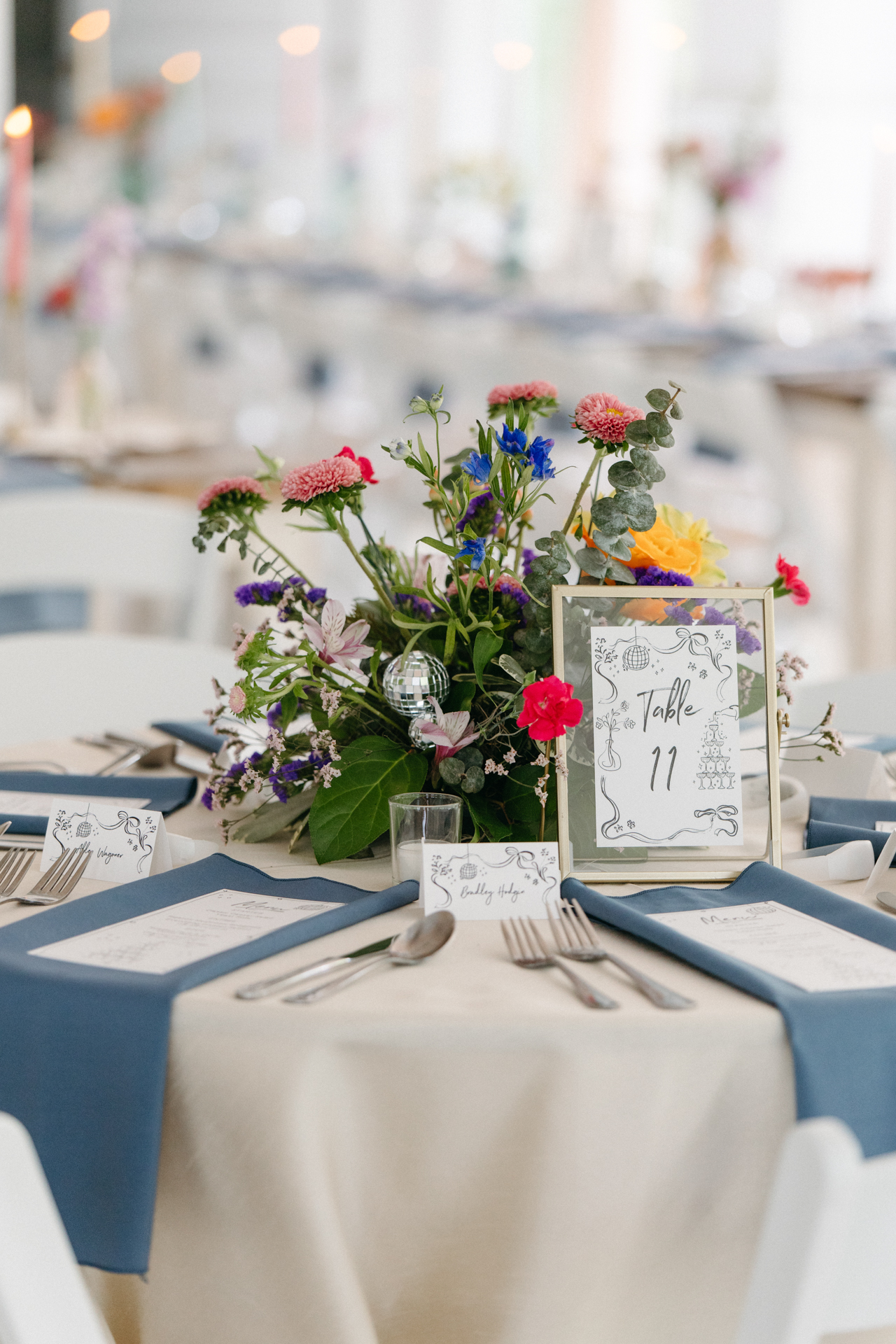 grand holland estate south carolina wedding venue details colorful disco ball 