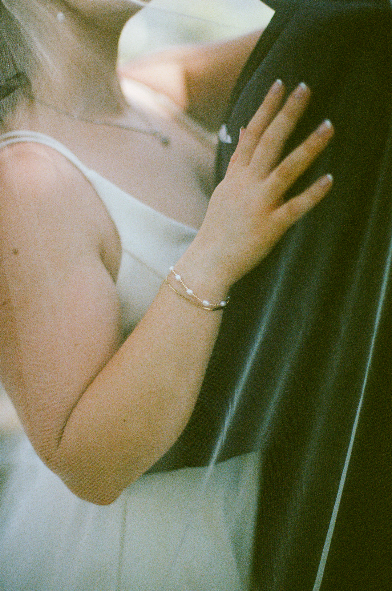 Close detail photograph on 35mm film at Live Well Farm in Harpswell Maine